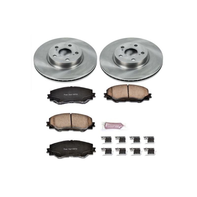 Power Stop 09-10 Pontiac Vibe Front Autospecialty Brake Kit-Brake Kits - OE-Grocery Getter Performance