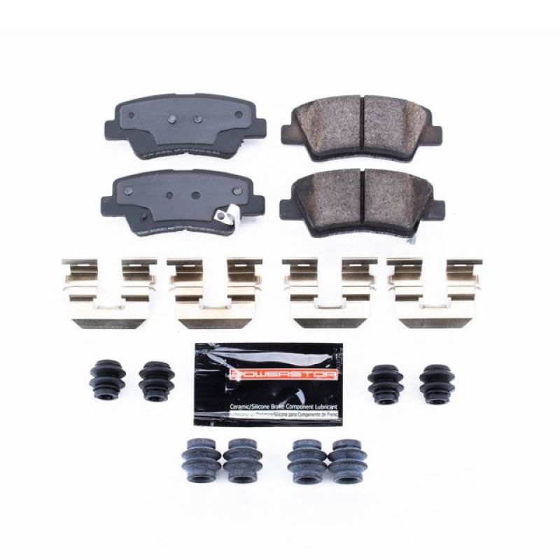 Power Stop 09-11 Hyundai Azera Rear Z23 Evolution Sport Brake Pads w/Hardware-Brake Pads - Performance-Grocery Getter Performance