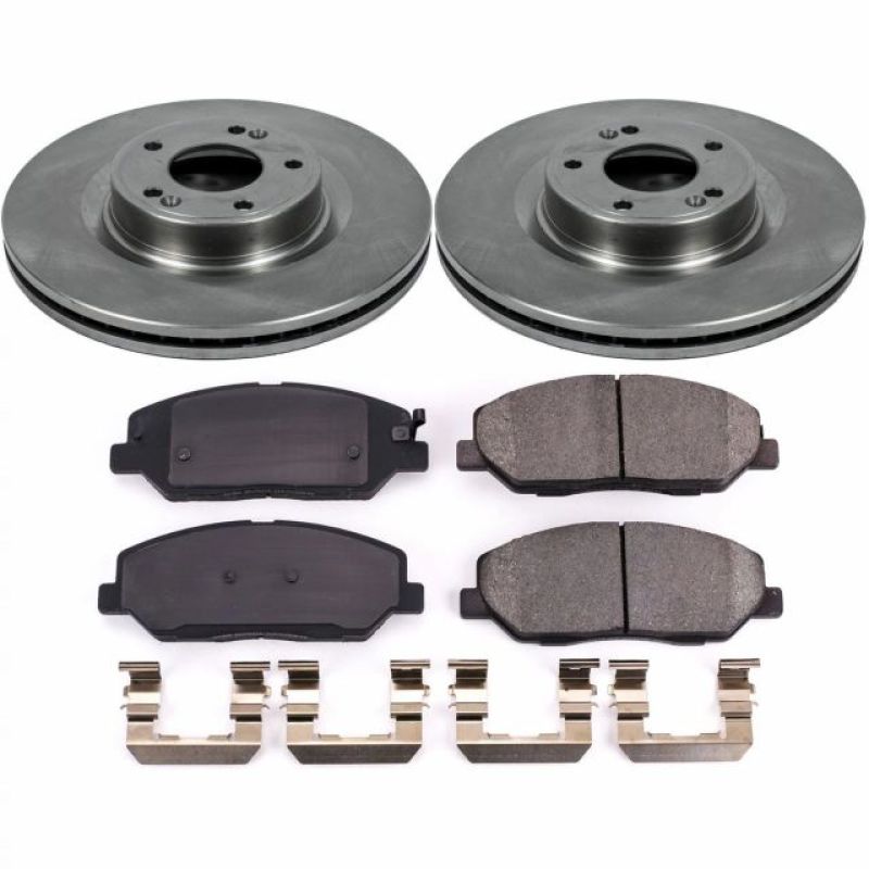 Power Stop 09-11 Hyundai Genesis Front Autospecialty Brake Kit-Brake Kits - OE-Grocery Getter Performance