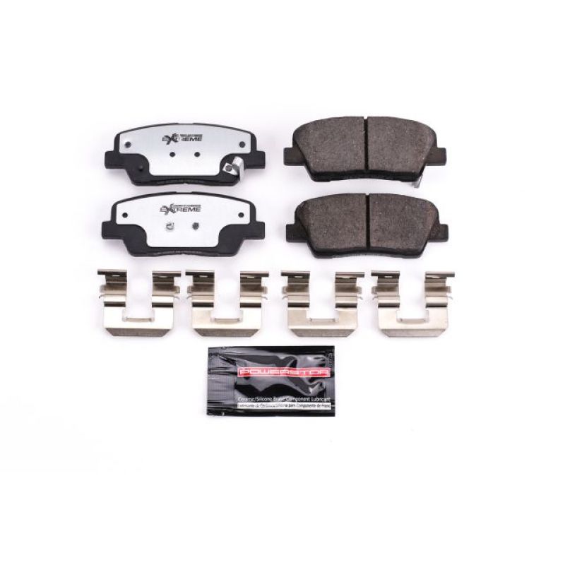 Power Stop 09-11 Kia Borrego Rear Z26 Street Brake Pad w/Hardware-Brake Pads - Performance-Grocery Getter Performance