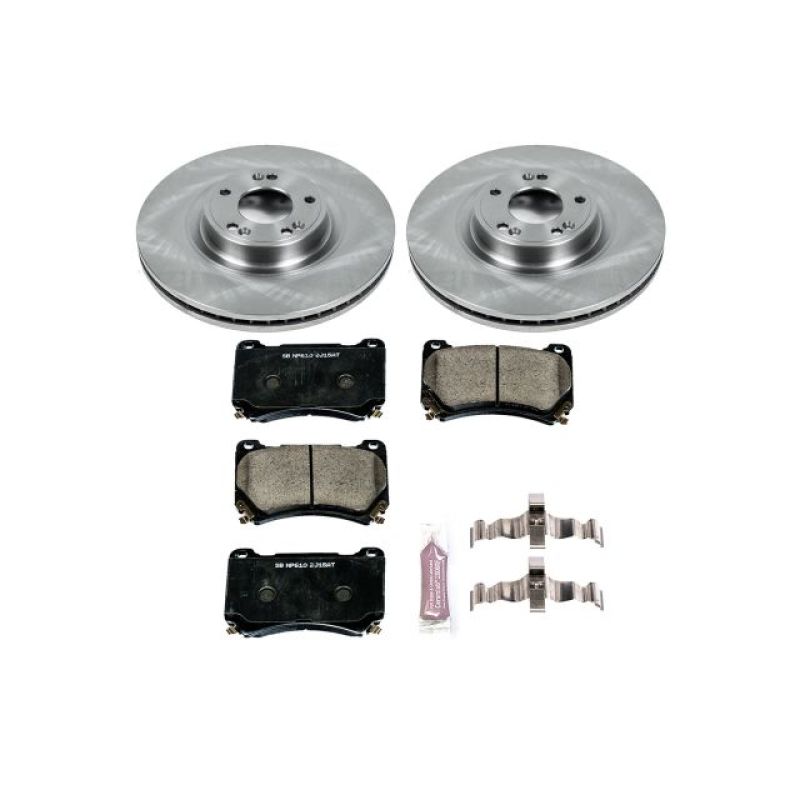 Power Stop 09-14 Hyundai Genesis Front Autospecialty Brake Kit-Brake Kits - OE-Grocery Getter Performance