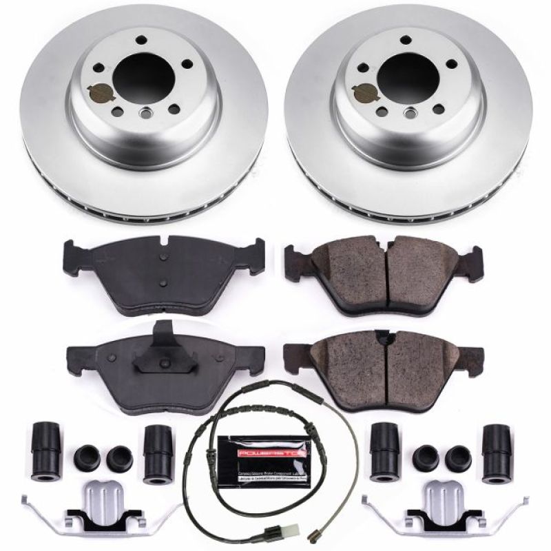 Power Stop 09-16 BMW Z4 Front Z23 Evolution Sport Coated Brake Kit-Brake Kits - Performance D&S-Grocery Getter Performance