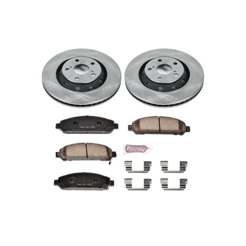 Power Stop 09-16 Toyota Venza Front Autospecialty Brake Kit-Brake Kits - OE-Grocery Getter Performance