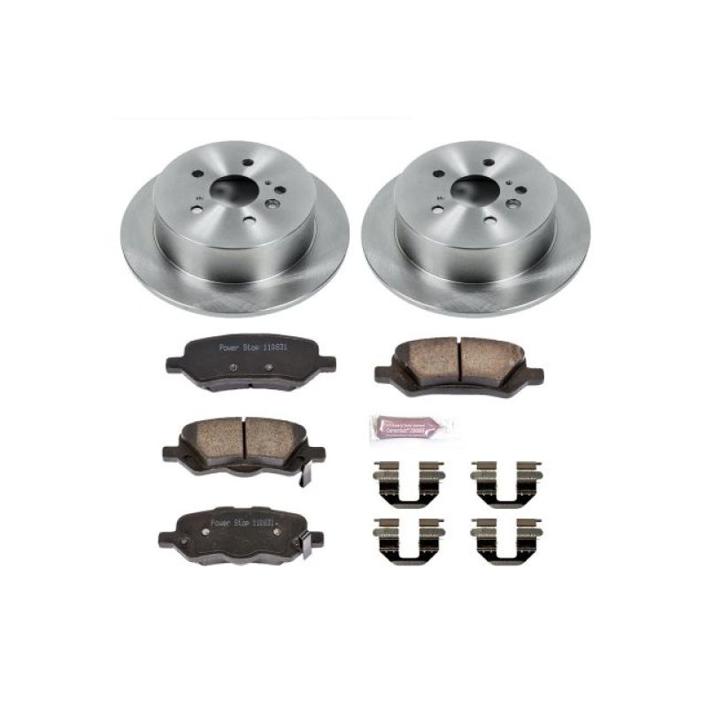 Power Stop 09-16 Toyota Venza Rear Autospecialty Brake Kit-Brake Kits - OE-Grocery Getter Performance