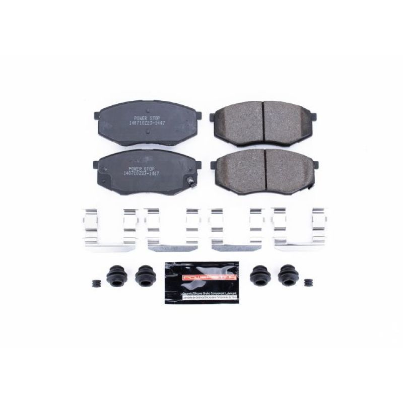 Power Stop 10-11 Hyundai Tucson Front Z23 Evolution Sport Brake Pads w/Hardware-Brake Pads - Performance-Grocery Getter Performance