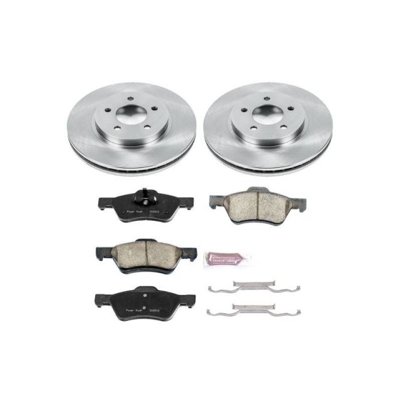 Power Stop 10-12 Ford Escape Front Autospecialty Brake Kit-Brake Kits - OE-Grocery Getter Performance