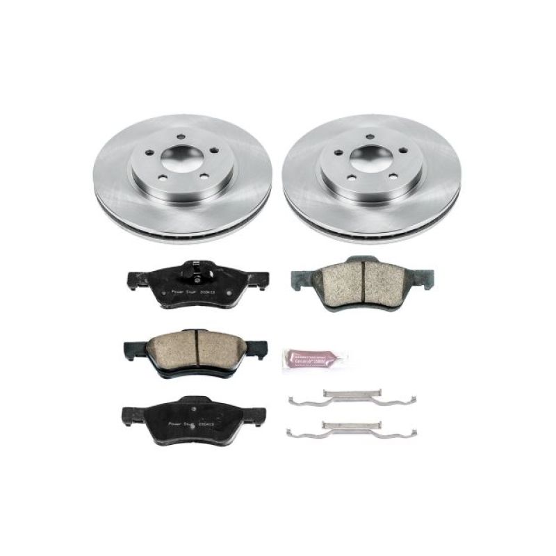 Power Stop 10-12 Ford Escape Front Autospecialty Brake Kit-Brake Kits - OE-Grocery Getter Performance