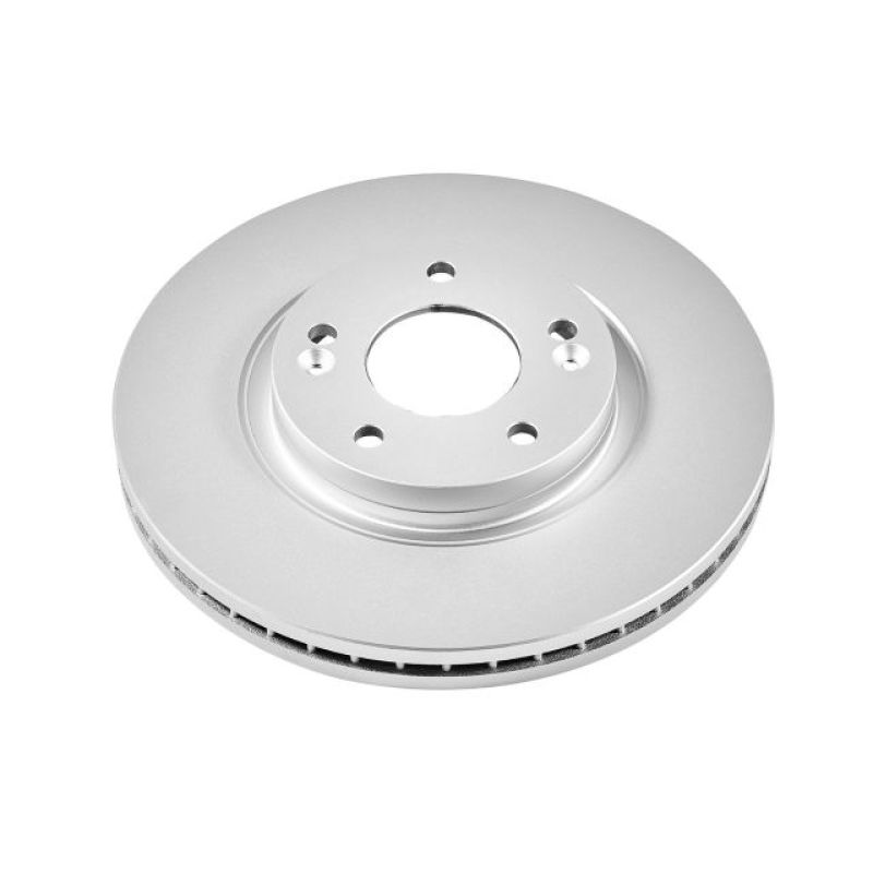 Power Stop 10-12 Hyundai Santa Fe Front Evolution Geomet Coated Rotor-Brake Rotors - OE - Cryo-Grocery Getter Performance