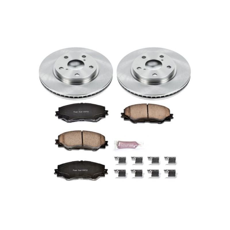 Power Stop 10-12 Lexus HS250h Front Autospecialty Brake Kit-Brake Kits - OE-Grocery Getter Performance