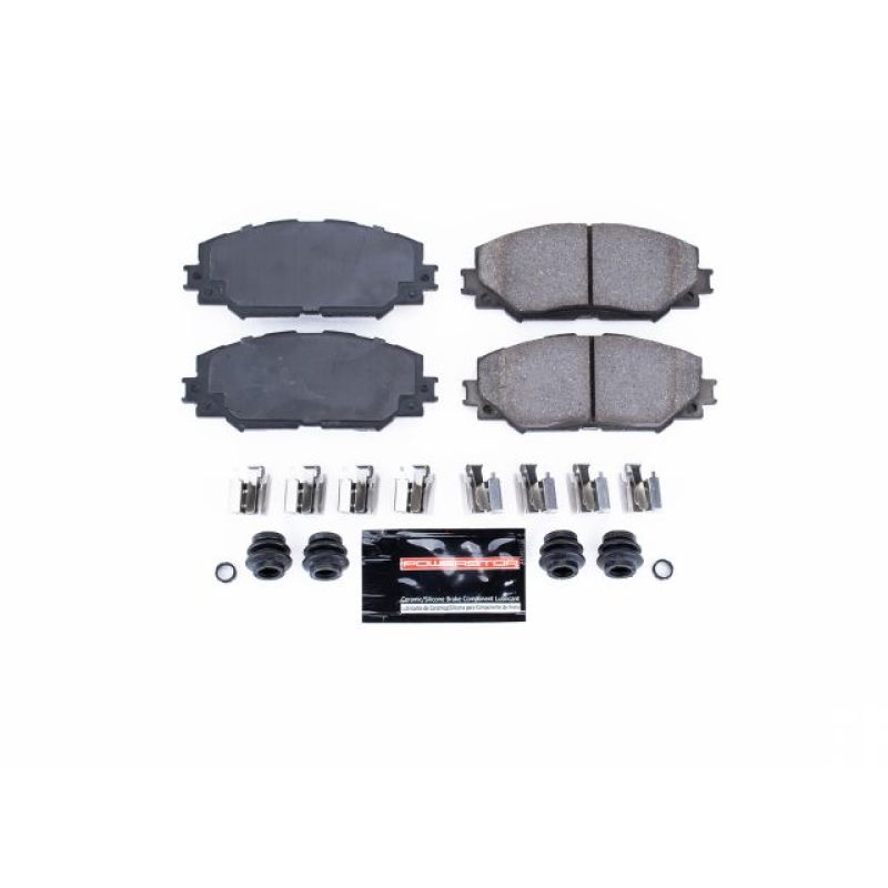 Power Stop 10-12 Lexus HS250h Front Z23 Evolution Sport Brake Pads w/Hardware-Brake Pads - Performance-Grocery Getter Performance