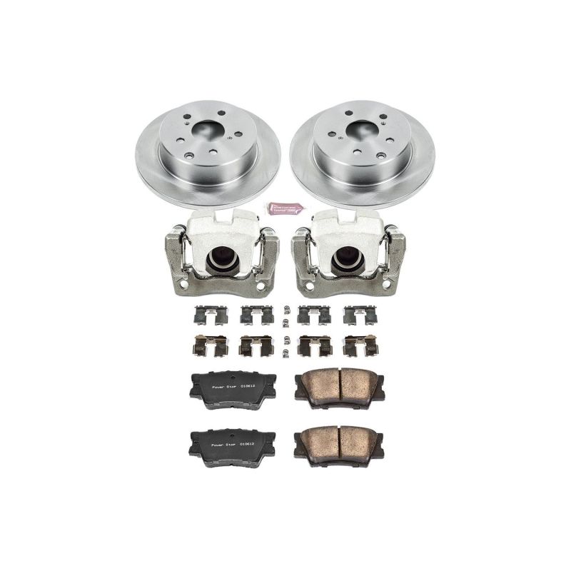 Power Stop 10-12 Lexus HS250h Rear Autospecialty Brake Kit w/Calipers-Brake Kits - OE-Grocery Getter Performance