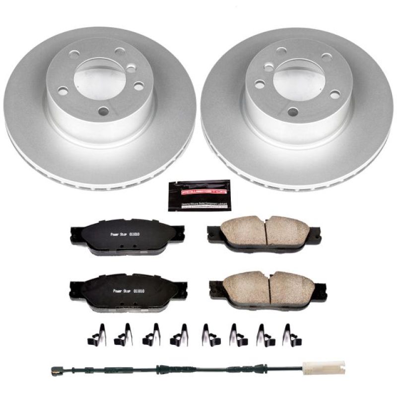Power Stop 10-13 BMW 128i Front Z23 Evolution Sport Coated Brake Kit-Brake Kits - Performance D&S-Grocery Getter Performance