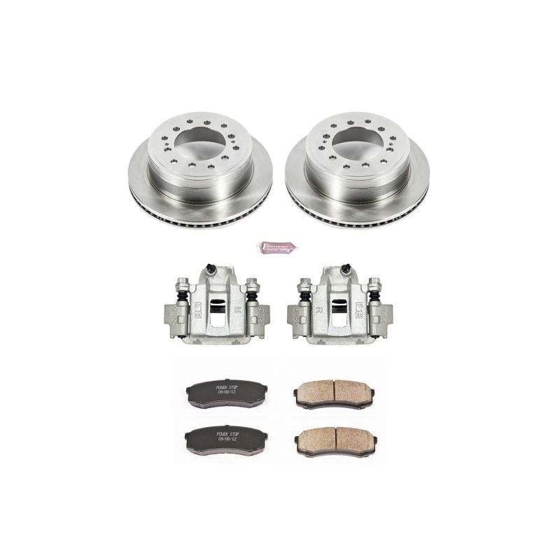 Power Stop 10-14 Toyota FJ Cruiser Rear Autospecialty Brake Kit w/Calipers-Brake Kits - OE-Grocery Getter Performance