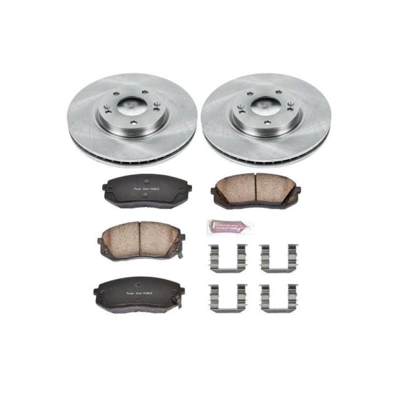 Power Stop 10-15 Hyundai Tucson Front Autospecialty Brake Kit-Brake Kits - OE-Grocery Getter Performance