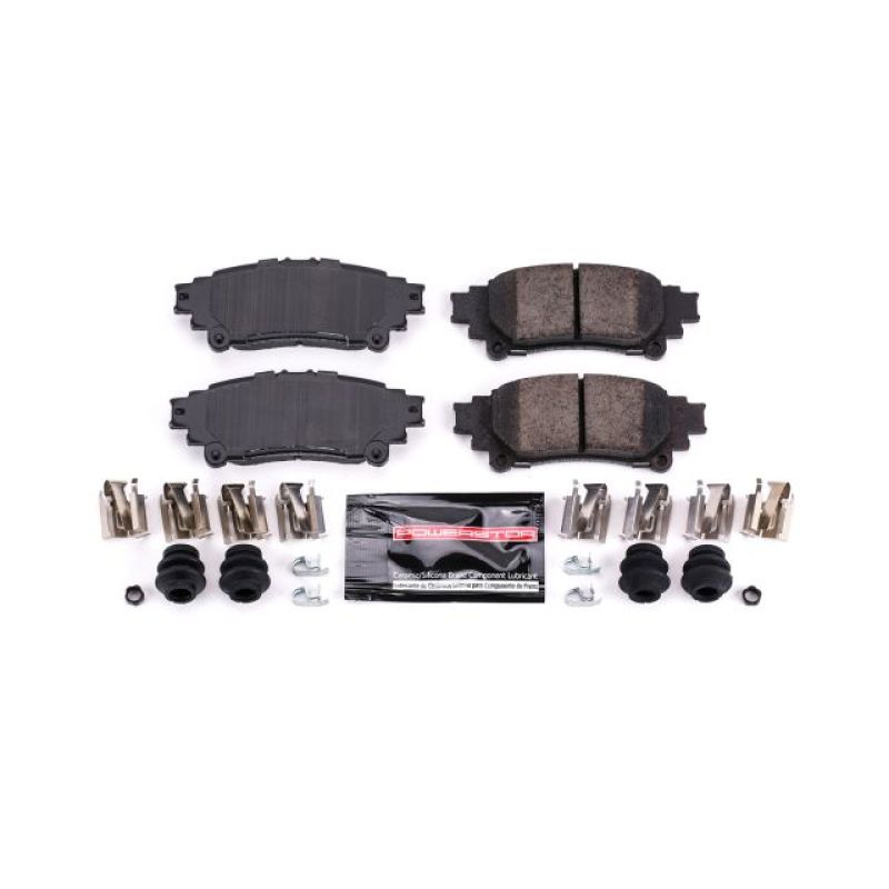 Power Stop 10-15 Lexus RX350 Rear Z23 Evolution Sport Brake Pads w/Hardware-Brake Pads - Performance-Grocery Getter Performance