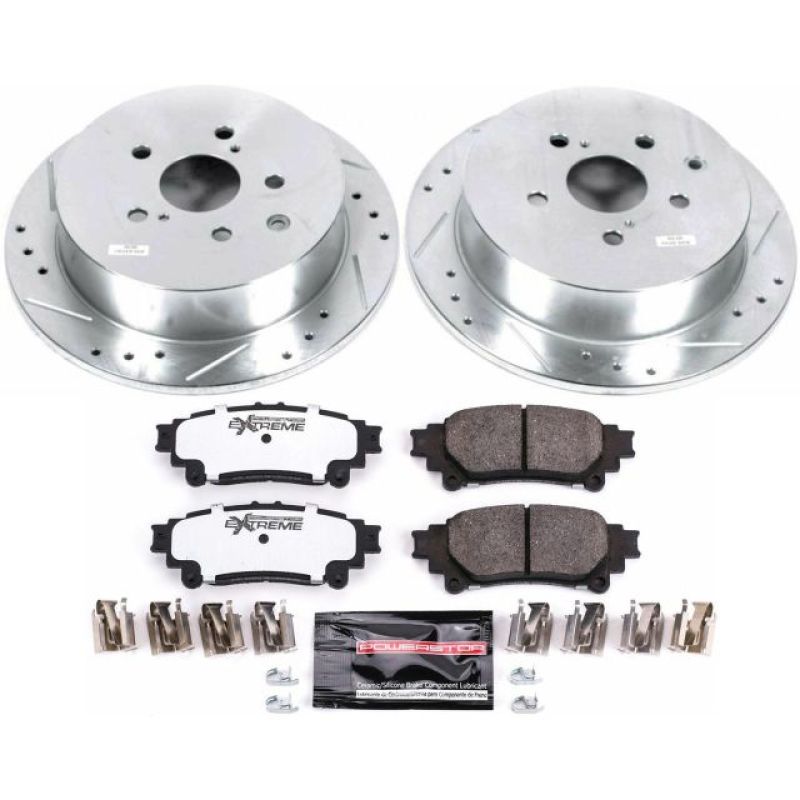 Power Stop 10-15 Lexus RX350 Rear Z36 Truck & Tow Brake Kit-Brake Kits - Performance D&S-Grocery Getter Performance