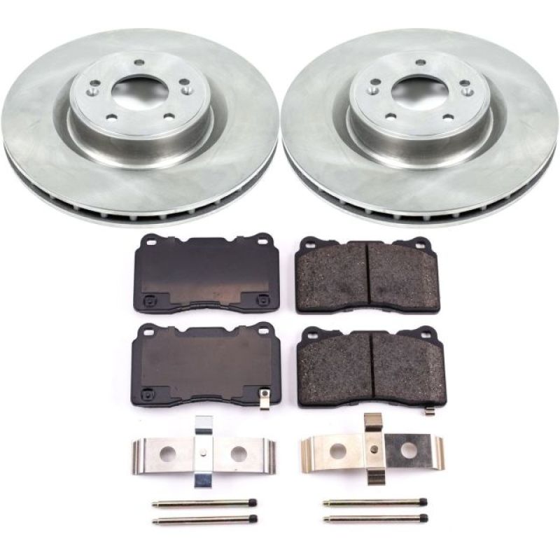 Power Stop 10-16 Hyundai Genesis Coupe Front Autospecialty Brake Kit-Brake Kits - OE-Grocery Getter Performance