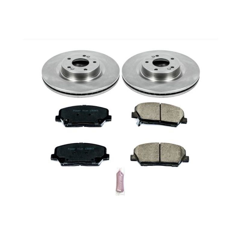 Power Stop 10-16 Hyundai Genesis Coupe Front Autospecialty Brake Kit-Brake Kits - OE-Grocery Getter Performance