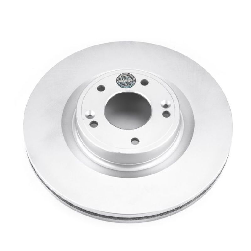 Power Stop 10-16 Hyundai Genesis Coupe Front Evolution Geomet Coated Rotor-Brake Rotors - OE - Cryo-Grocery Getter Performance