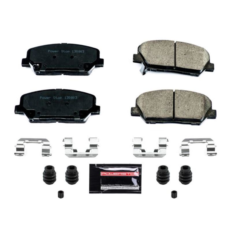 Power Stop 10-16 Hyundai Genesis Coupe Front Z23 Evolution Sport Brake Pads w/Hardware-Brake Pads - Performance-Grocery Getter Performance
