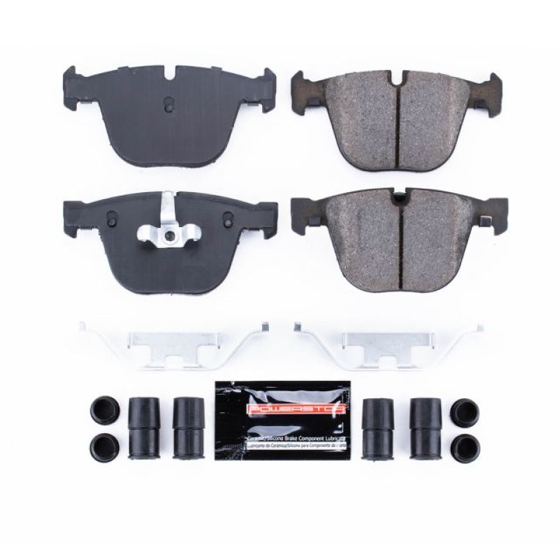 Power Stop 10-17 BMW 535i GT Rear Z23 Evolution Sport Brake Pads w/Hardware-Brake Pads - Performance-Grocery Getter Performance