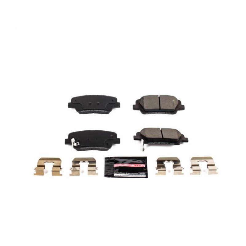 Power Stop 10-18 Hyundai Santa Fe Rear Z23 Evolution Sport Brake Pads w/Hardware-Brake Pads - Performance-Grocery Getter Performance