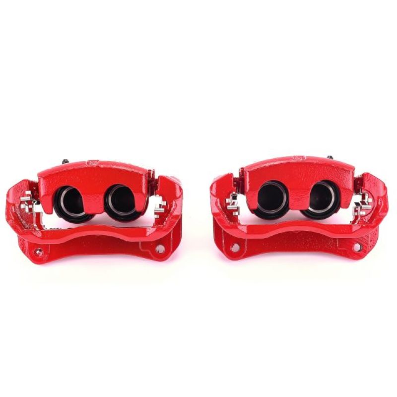 Power Stop 10-18 Lexus RX350 Front Red Calipers w/Brackets - Pair-Brake Calipers - Perf-Grocery Getter Performance