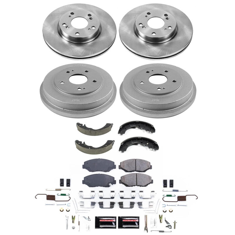Power Stop 11-12 BMW 335i xDrive Front Track Day Brake Kit-Brake Kits - Performance Blank-Grocery Getter Performance