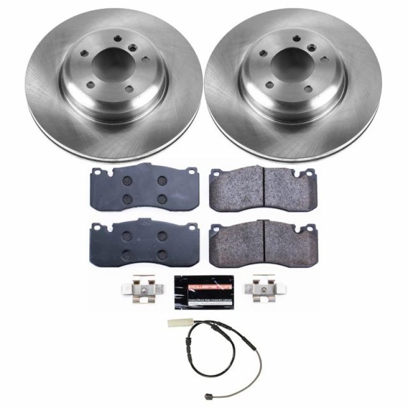 Power Stop 11-13 BMW 135i Front Track Day SPEC Brake Kit-Brake Kits - Performance Blank-Grocery Getter Performance