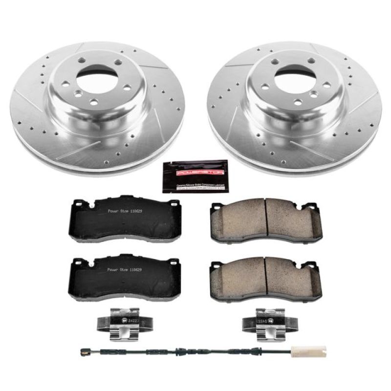 Power Stop 11-13 BMW 135i Front Z23 Evolution Sport Brake Kit-Brake Kits - Performance D&S-Grocery Getter Performance