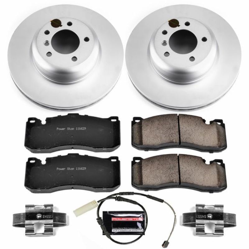Power Stop 11-13 BMW 135i Front Z23 Evolution Sport Coated Brake Kit-Brake Kits - Performance D&S-Grocery Getter Performance