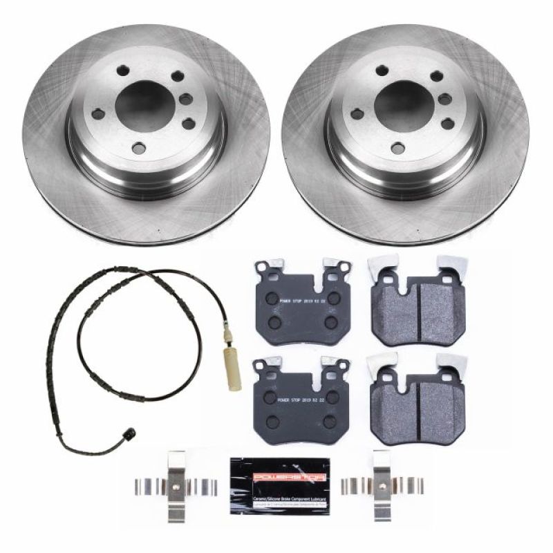 Power Stop 11-13 BMW 135i Rear Track Day SPEC Brake Kit-Brake Kits - Performance Blank-Grocery Getter Performance