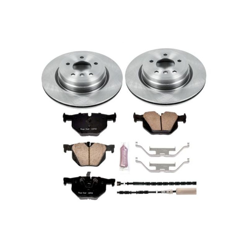 Power Stop 11-13 BMW 335i Rear Autospecialty Brake Kit-Brake Kits - OE-Grocery Getter Performance