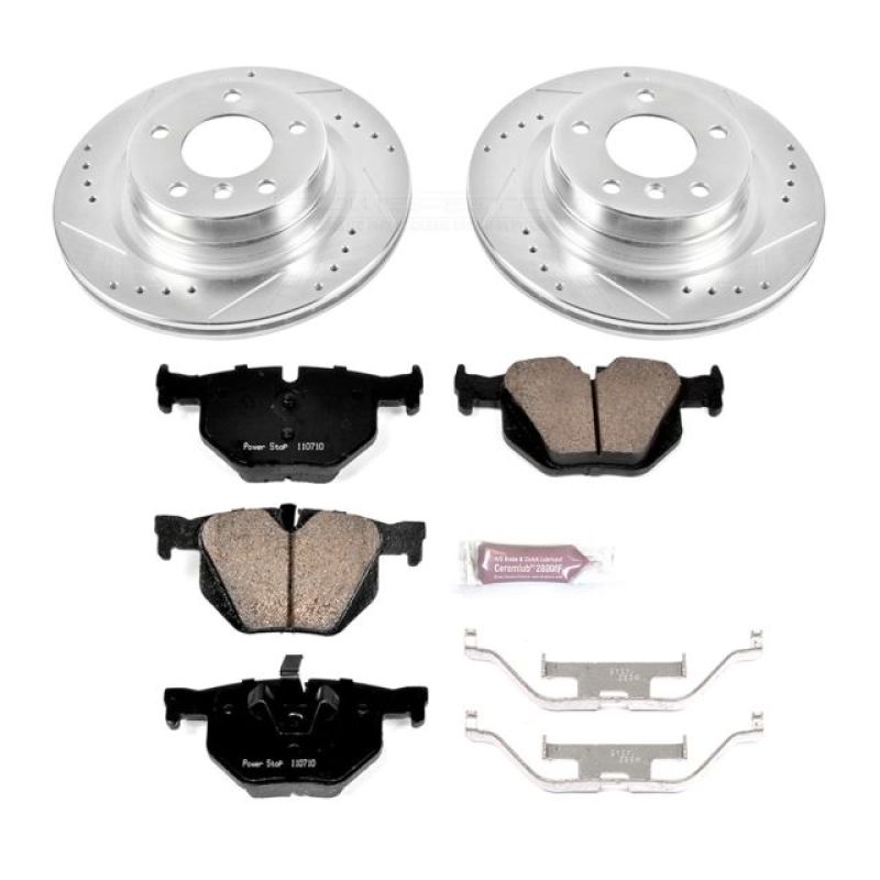 Power Stop 11-13 BMW 335i Rear Z23 Evolution Sport Brake Kit-Brake Kits - Performance D&S-Grocery Getter Performance