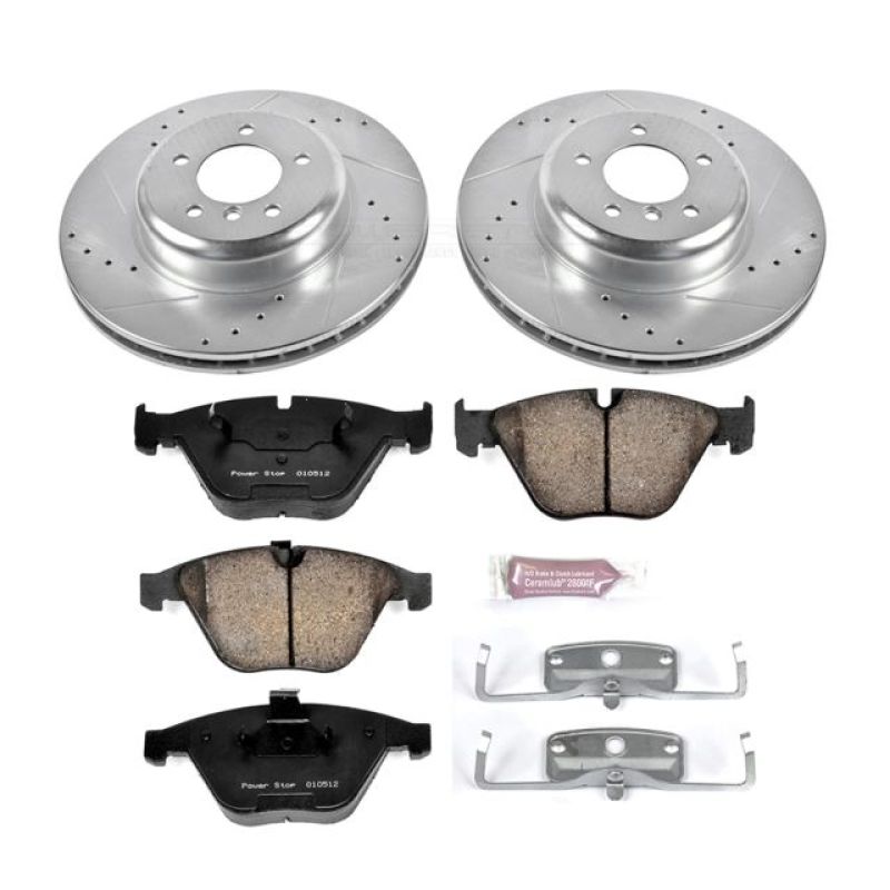 Power Stop 11-13 BMW 335i xDrive Front Z23 Evolution Sport Brake Kit-Brake Kits - Performance D&S-Grocery Getter Performance