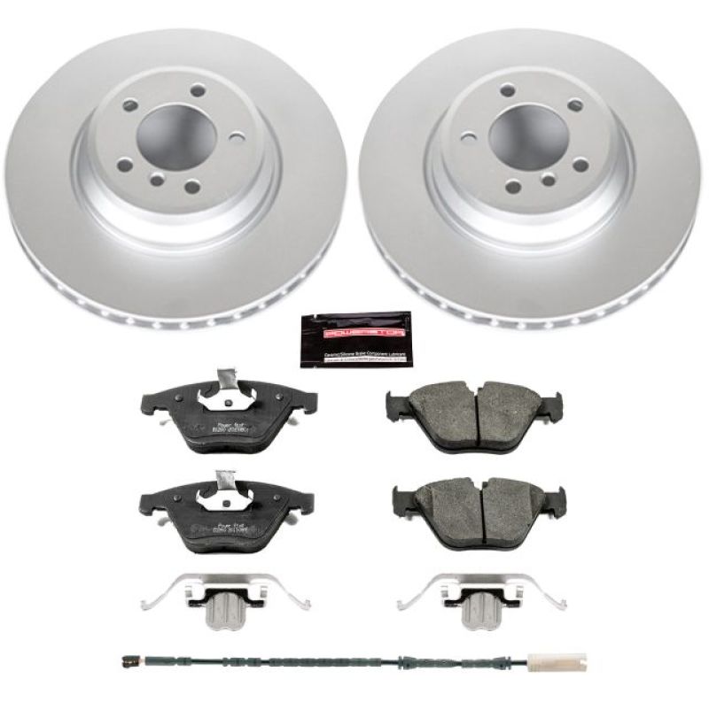 Power Stop 11-13 BMW 335i xDrive Front Z23 Evolution Sport Coated Brake Kit-Brake Kits - Performance D&S-Grocery Getter Performance