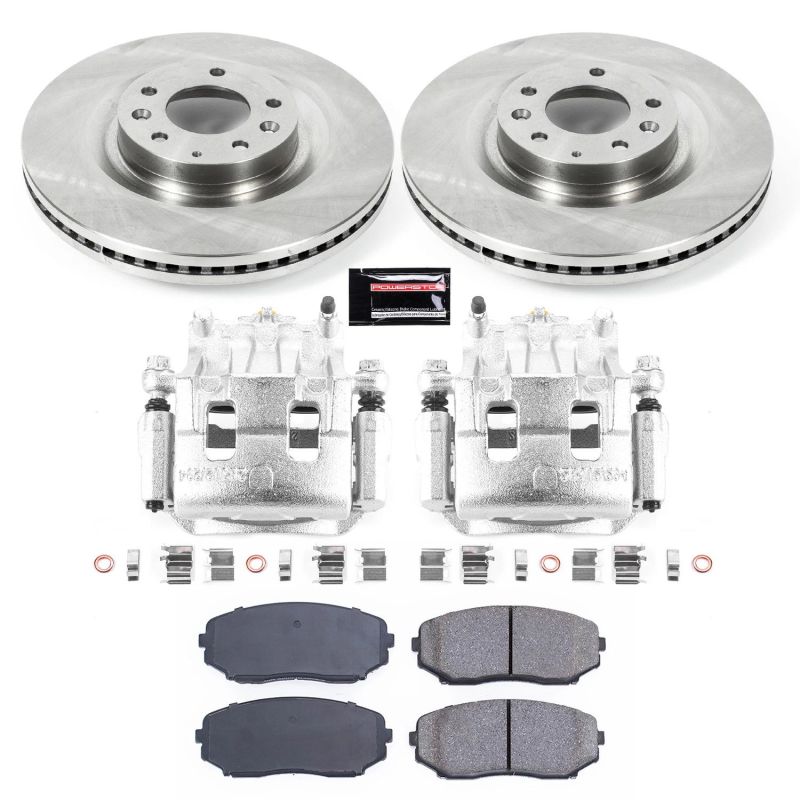 Power Stop 11-15 Mazda CX-9 Front Autospecialty Kit w/Cals-Brake Calipers - OE-Grocery Getter Performance