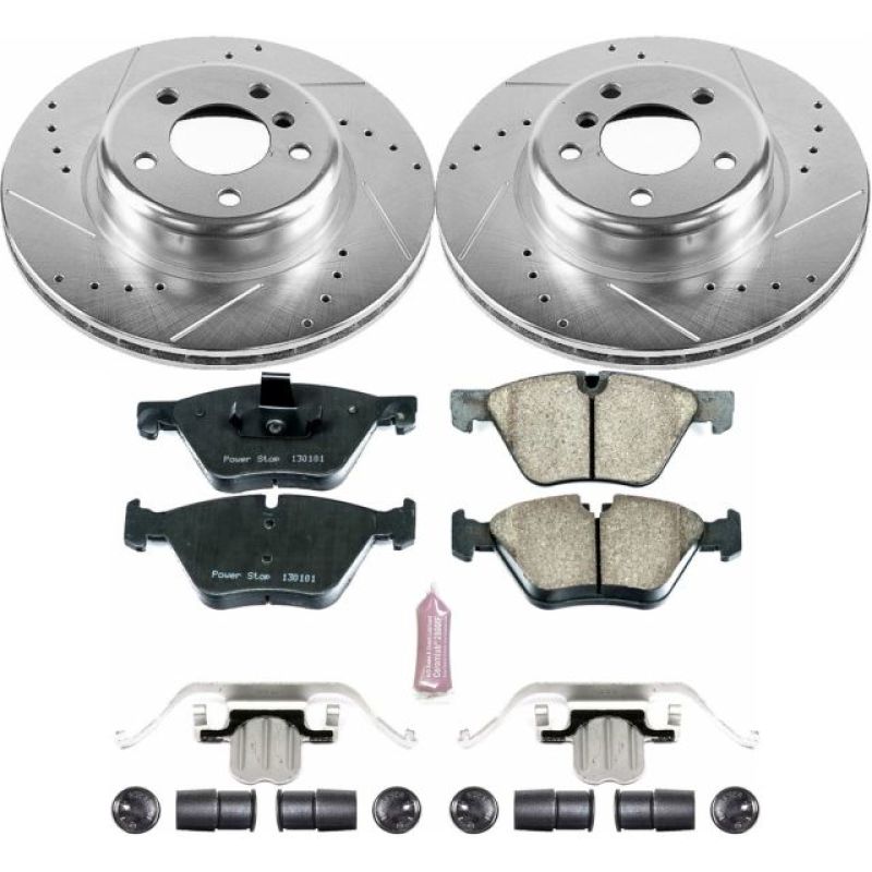 Power Stop 11-16 BMW 528i Front Z23 Evolution Sport Brake Kit-Brake Kits - Performance D&S-Grocery Getter Performance