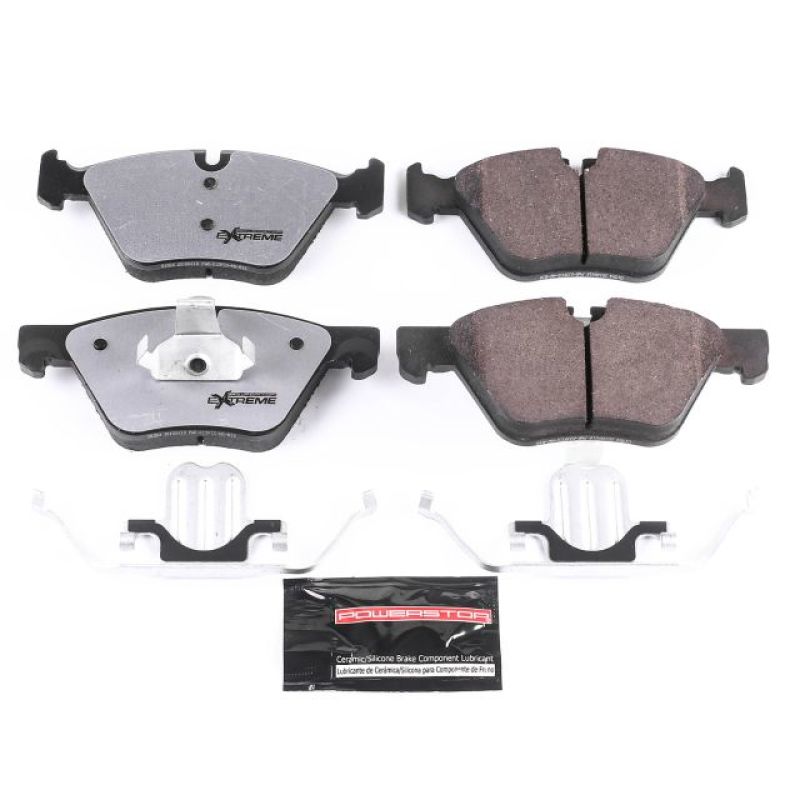 Power Stop 11-16 BMW 528i Front Z26 Extreme Street Brake Pads w/Hardware-Brake Pads - Performance-Grocery Getter Performance