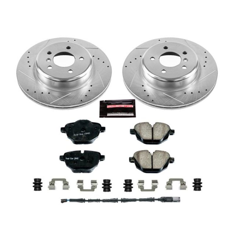 Power Stop 11-16 BMW 528i Rear Z23 Evolution Sport Brake Kit-Brake Kits - Performance D&S-Grocery Getter Performance