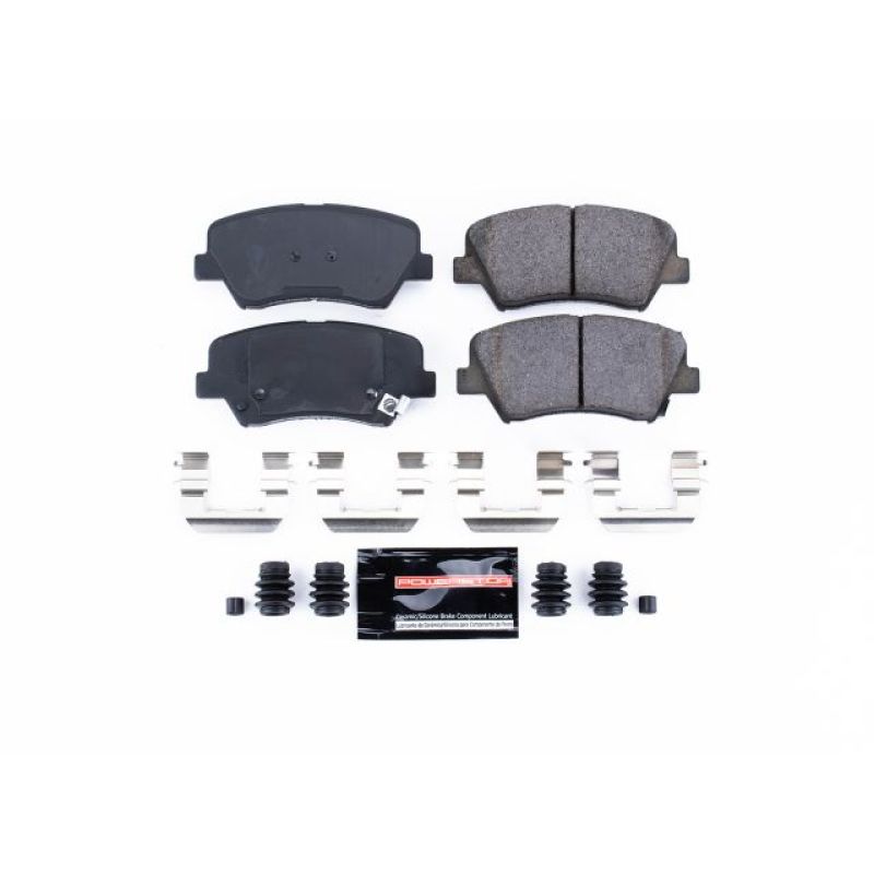 Power Stop 11-16 Hyundai Elantra Front Z23 Evolution Sport Brake Pads w/Hardware-Brake Pads - Performance-Grocery Getter Performance