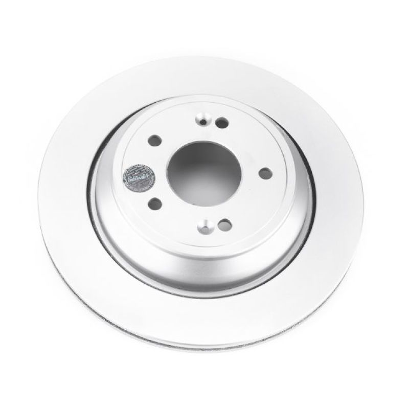Power Stop 11-16 Hyundai Equus Rear Evolution Geomet Coated Rotor-Brake Rotors - OE - Cryo-Grocery Getter Performance