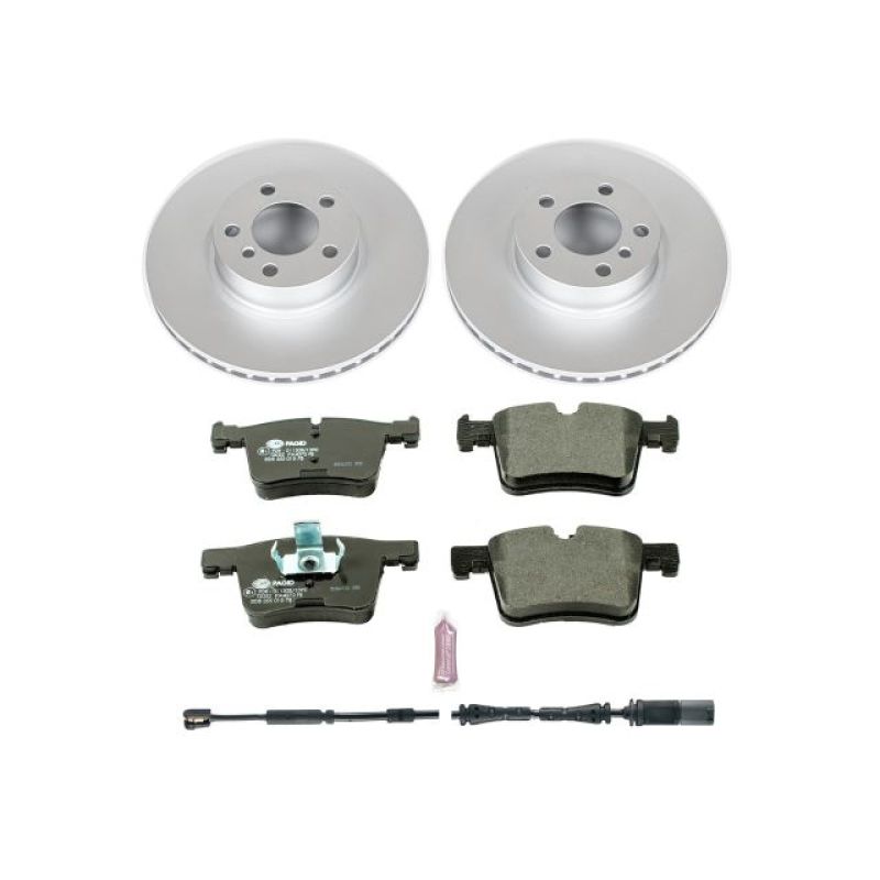 Power Stop 11-17 BMW X3 Front Euro-Stop Brake Kit-Brake Kits - OE-Grocery Getter Performance