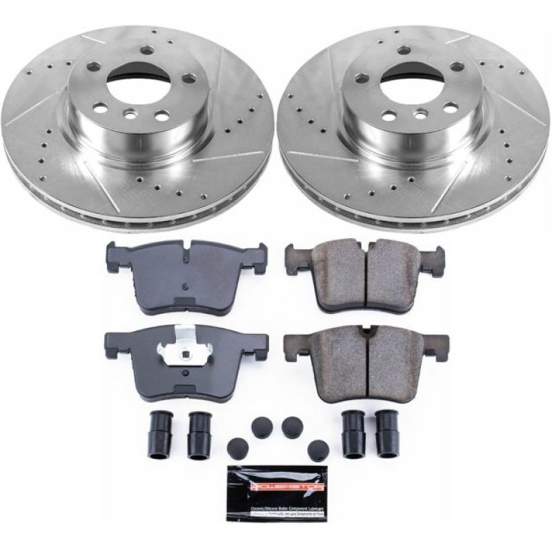 Power Stop 11-17 BMW X3 Front Z23 Evolution Sport Brake Kit-Brake Kits - Performance D&S-Grocery Getter Performance