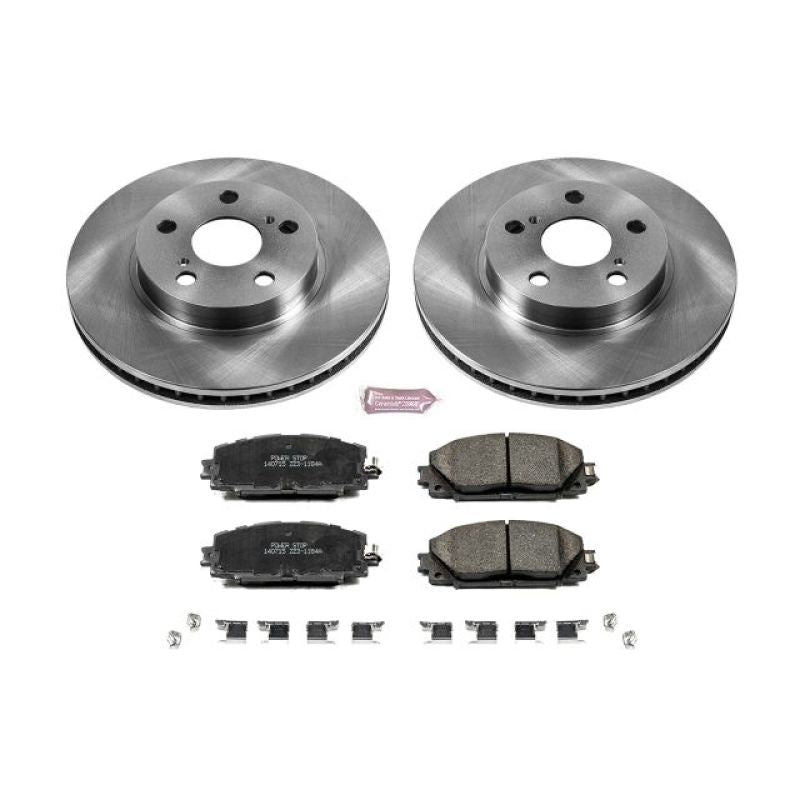 Power Stop 11-17 Lexus CT200h Front Autospecialty Brake Kit-Brake Kits - OE-Grocery Getter Performance