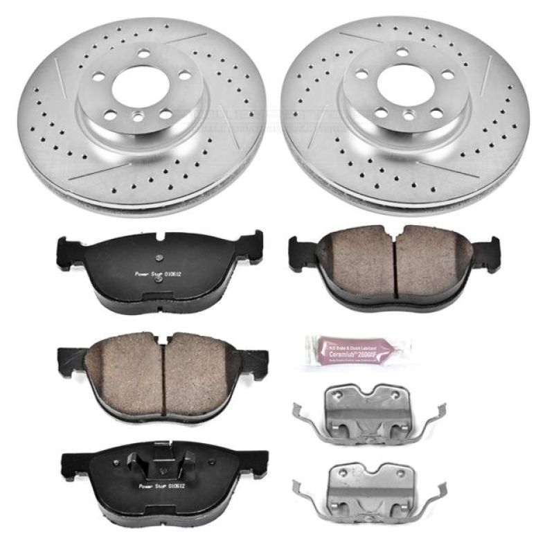 Power Stop 11-18 BMW X5 Front Z23 Evolution Sport Brake Kit-Brake Kits - Performance D&S-Grocery Getter Performance