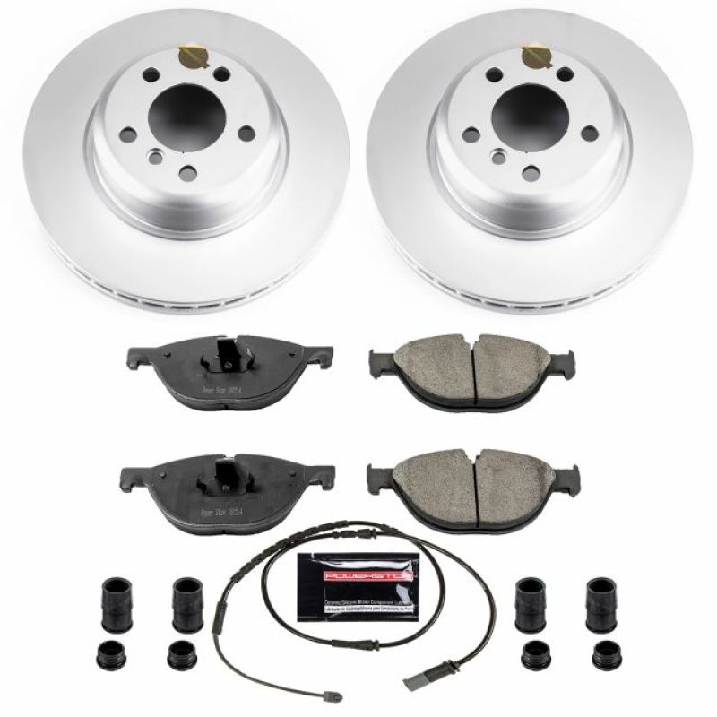 Power Stop 12-13 BMW 528i Front Z23 Evolution Sport Coated Brake Kit-Brake Kits - Performance D&S-Grocery Getter Performance