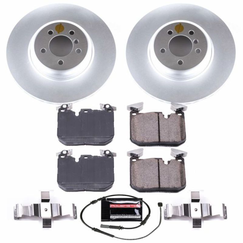 Power Stop 12-15 BMW 335i Front Z23 Evolution Sport Coated Brake Kit-Brake Kits - Performance D&S-Grocery Getter Performance