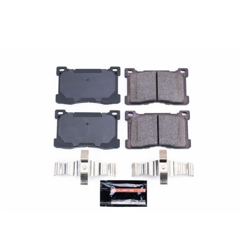 Power Stop 12-16 Hyundai Equus Front Z23 Evolution Sport Brake Pads w/Hardware-Brake Pads - Performance-Grocery Getter Performance
