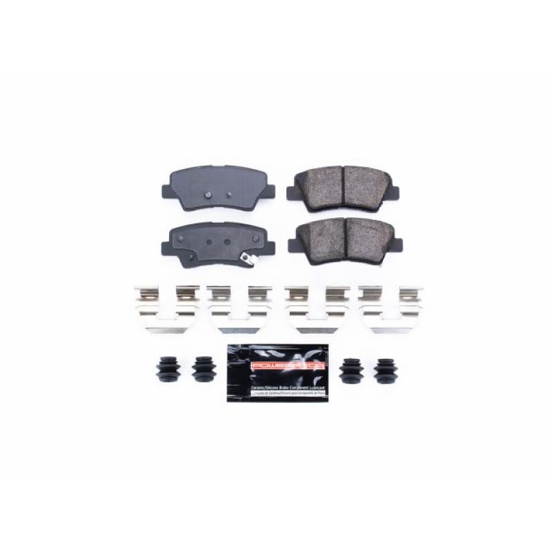Power Stop 12-17 Hyundai Azera Rear Z23 Evolution Sport Brake Pads w/Hardware-Brake Pads - Performance-Grocery Getter Performance